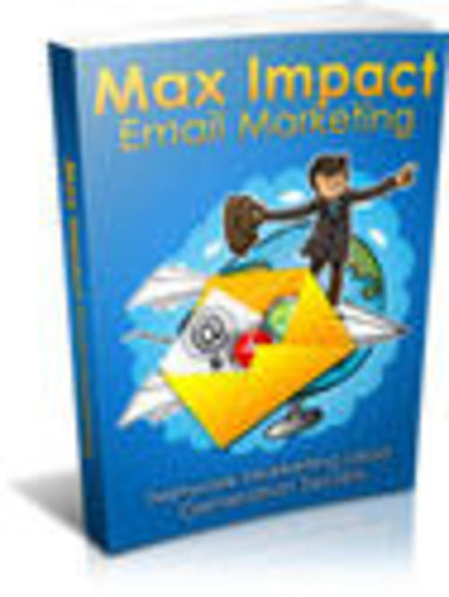 Product picture Maximum Impact Email Marketing