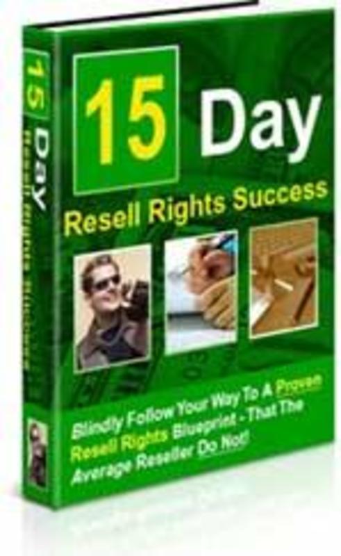 Product picture 15 Days Resell Rights Success