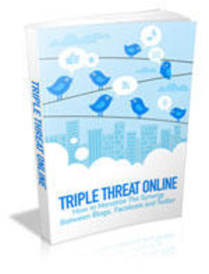 Product picture Triple Threat Online & eBook With Master Resell Rights Inclu